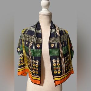 Echo silk blend -70s / 80s scarf